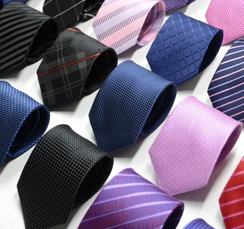 Мужской галстук Новый деловой галстук жаккардовый галстук в сплошную полоску и стрелку Оптом Горячая распродажа