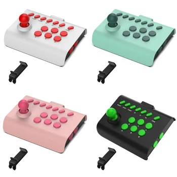 Плата игрового контроллера Аркадная консоль Игровой джойстик Боевой контроллер для переключателей Устройство управления джойстиком