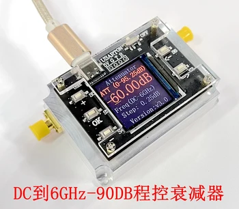 3G 6G 8G Цифровой программируемый аттенюатор с шагом 90 ДБ 0,25 ДБ TFT-дисплей с ЧПУ с высокой изоляцией