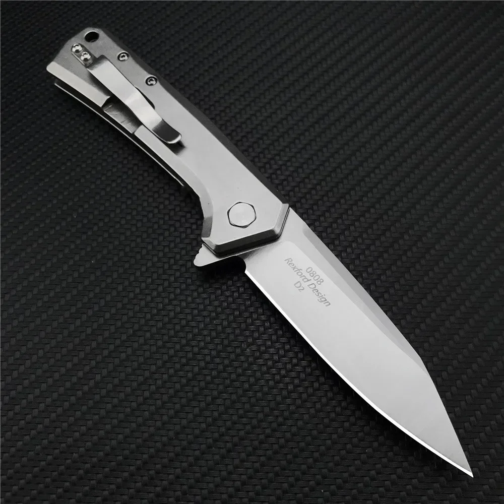 ZT 0808 Тактический Складной нож для выживания с шарикоподшипниковым лезвием D2 Camp Combat Knives Outdoor EDC Navaja Ручной инструмент Многофункциональный карманный нож Изображение 1