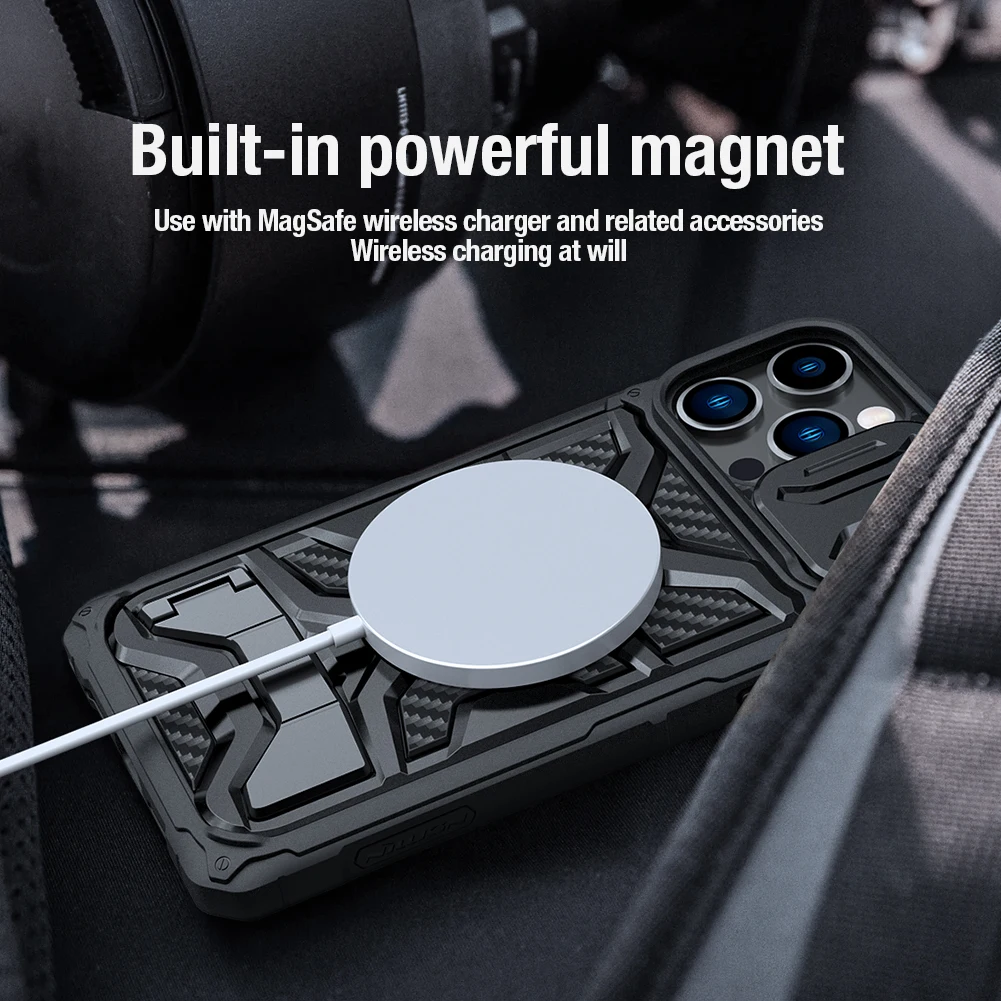 Магнитный чехол Nillkin Adventurer Pro для iPhone 14 Pro Max, спорт на открытом воздухе из ТПУ + ПК с усиленной защитой, задняя крышка 14 Plus Изображение 1