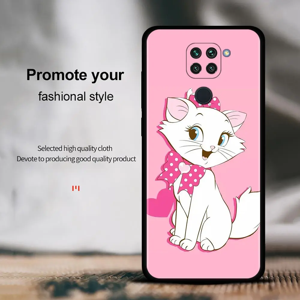 Мультяшный Чехол Love Cat Marie Для Xiaomi Redmi Note 11 9 8 10 Pro Max 7 9T 8T 9S 10Lite Чехол для REDMI 9 8 9C 9A 8A 7A Shell Изображение 1