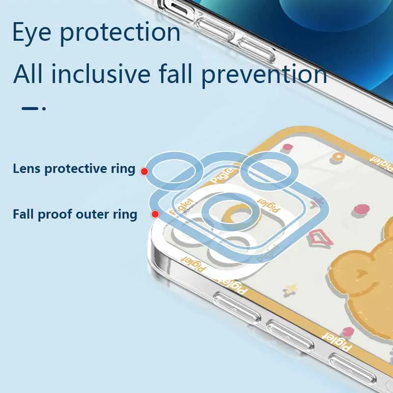Прозрачный чехол с изображением Винни-Пуха для Samsung Galaxy A71 A70 A51 A50 A02S A03 A03S A11 A12 A20 A21S A22 A30 A31 4G, мягкий силиконовый чехол Изображение 1
