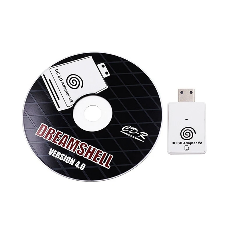 Устройство чтения карт SD / TF для SEGA Dreamcast и компакт-диск с загрузчиком Dreamshell Для чтения игр для консолей DC Dreamcast Изображение 1