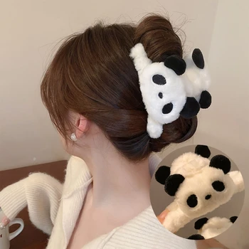 Стильные аксессуары для волос с изображением панды, подходящие для всех сезонов и различных случаев.