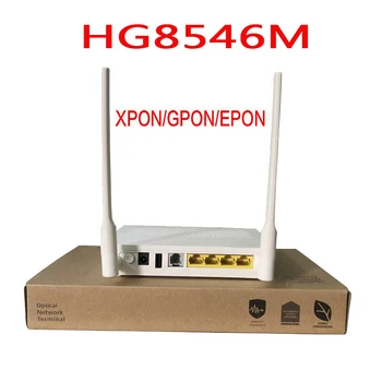 HG8546M GPON ONU EPON ONT Ftth Волоконно-оптический с 1ge + 3fe + 2.4 G Wifi + Usb + Voice TEL С Новым Программным обеспечением на английском языке