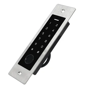 Встроенная водонепроницаемая металлическая клавиатура контроля доступа по отпечаткам пальцев Автономный считывающий контроллер 125 кГц Защита от открывания дверей