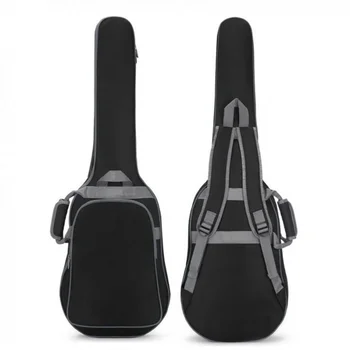 Рюкзак для электрогитары 102 x 34 x 6 см, водонепроницаемая губчатая ткань Оксфорд толщиной 10 мм, портативная сумка для гитары с двойными ремнями
