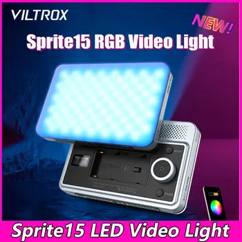 VILTROX Sprite15 LED Video Light 2800K-6800K Photography Light 4400 мАч Перезаряжаемая Лампа Портативный Студийный Фото Светильник для Tiktok