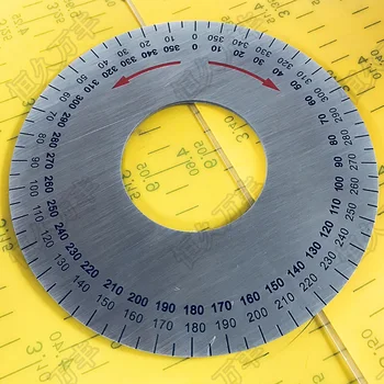 Наружный диаметр: 150 мм, дисковая шкала против часовой стрелки, шкала для ручного станка