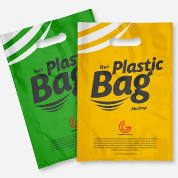 Индивидуальный продукт, Горячие продажи экологически Чистых пластиковых упаковочных пакетов для бизнеса
