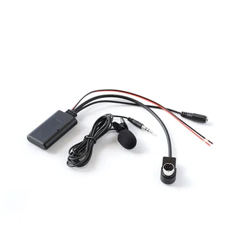 кабель-адаптер Bluetooth Aux-приемника с микрофоном для ALPINE 9887/105/117/9855/305s 13-Контактное Аудиоголовое устройство для ALPINE KCA-121B