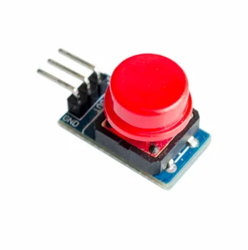 5 шт./лот Модуль большого ключа 12X12 мм Модуль большой кнопки модуль светового сенсорного переключателя со шляпой Высокоуровневый выход для arduino