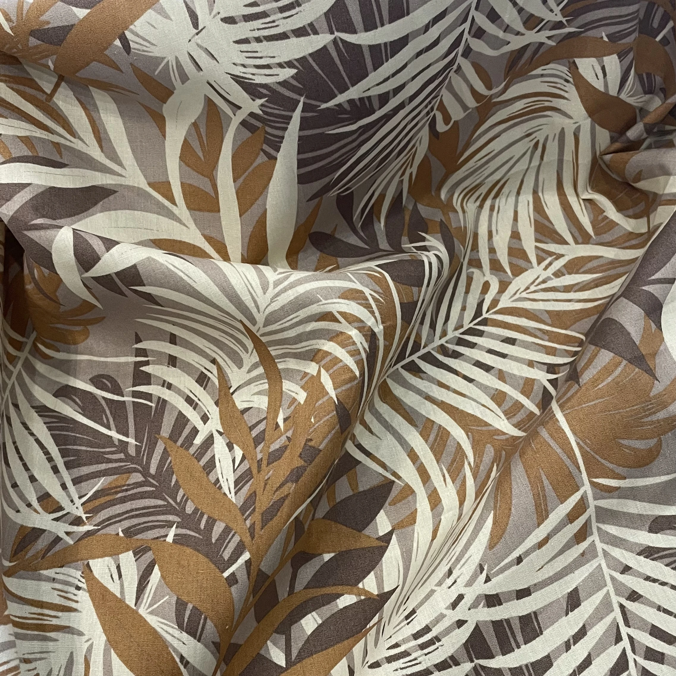 Банановый лист Rainforest 100% хлопок 40-х годов Оригинальная дизайнерская ткань Цифровая печать для пошива тканевых платьев Юбка Детский дизайнер 2022 Изображение 2