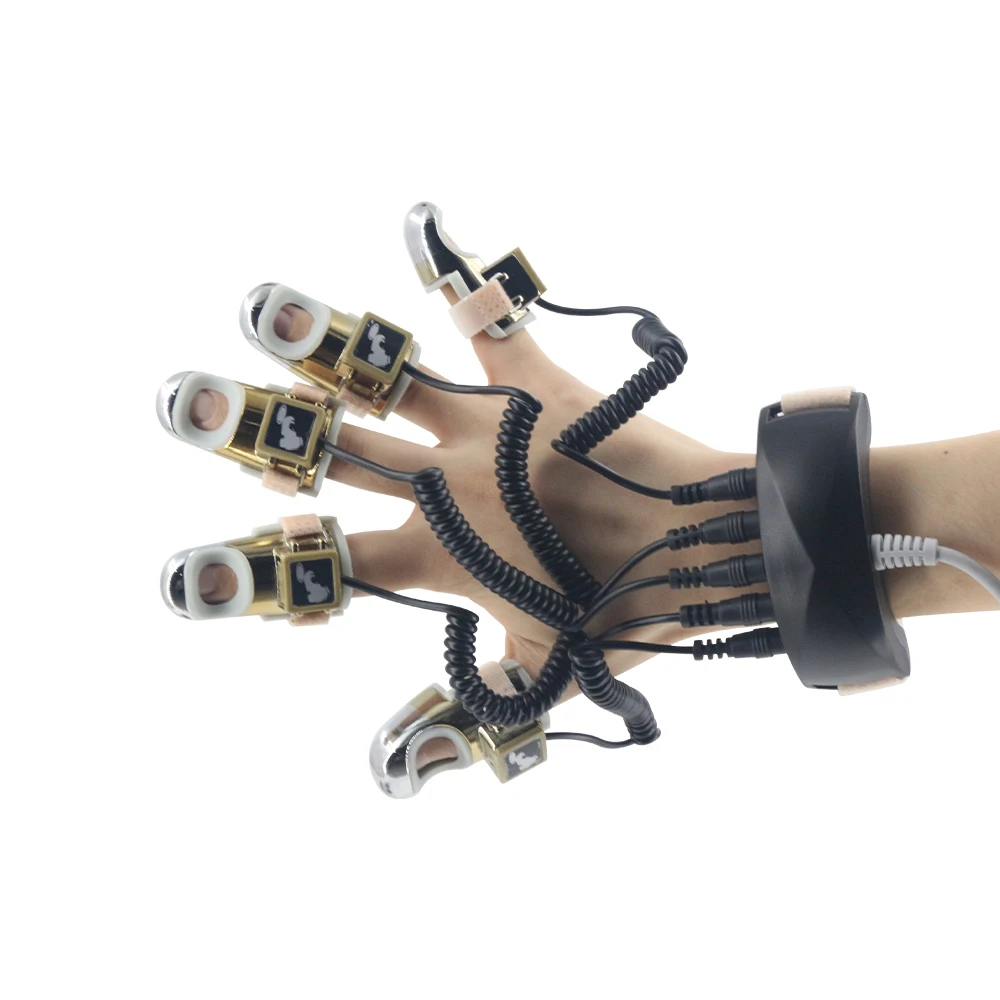 Высококачественный гравитационный пальцевой массажер для подтяжки лица и тела с радиочастотным микротоком Golden Finger RF EMS Massage 2023 Новинка Изображение 2