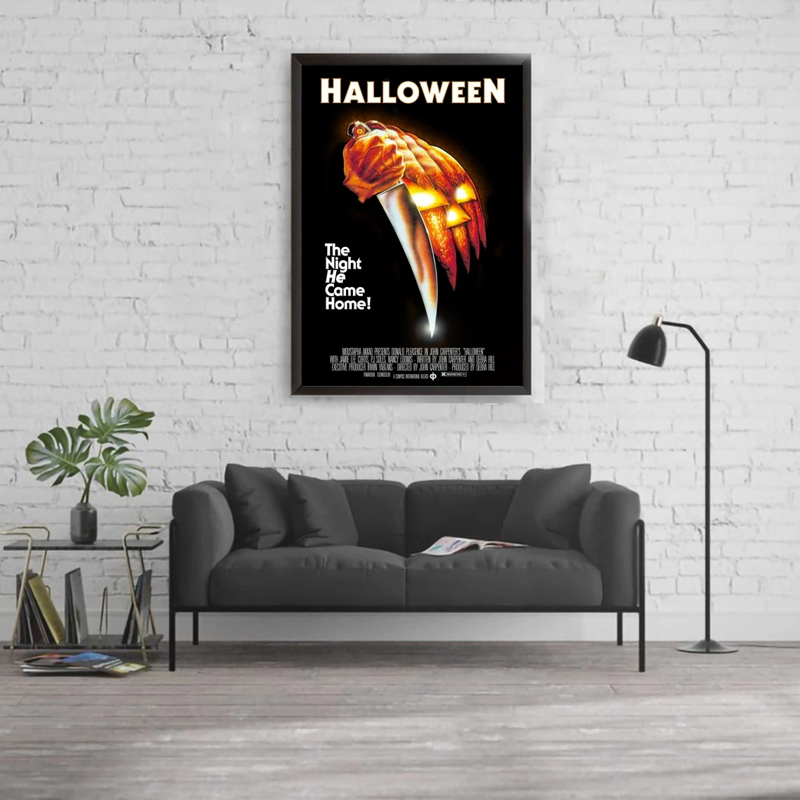 Классический постер фильма на Хэллоуин, печать на холсте, украшение для дома, настенная живопись (без рамки) Изображение 2