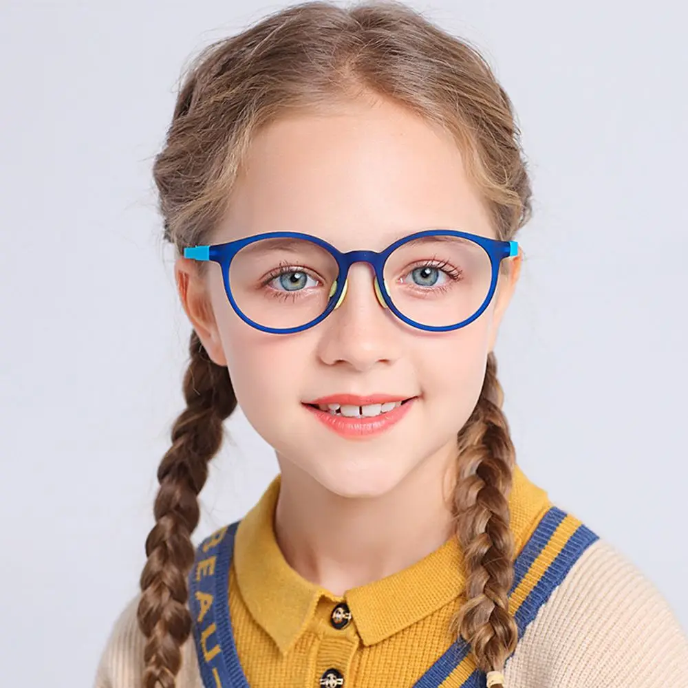 Модный портативный компьютер для защиты глаз, Ультралегкая оправа с защитой от синего света, детские очки, удобные очки Изображение 2