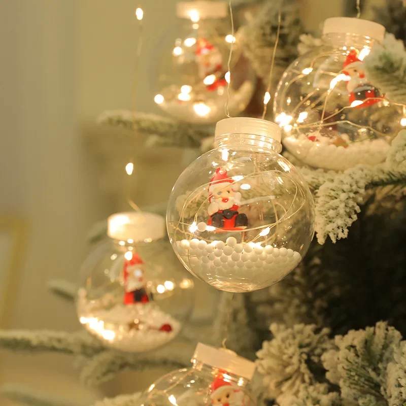 Светодиодный шар Желаний, занавески, гирлянды, Рождественское Праздничное освещение, лампа-гирлянда для свадебной вечеринки, украшения дома в спальне Navidad Изображение 2