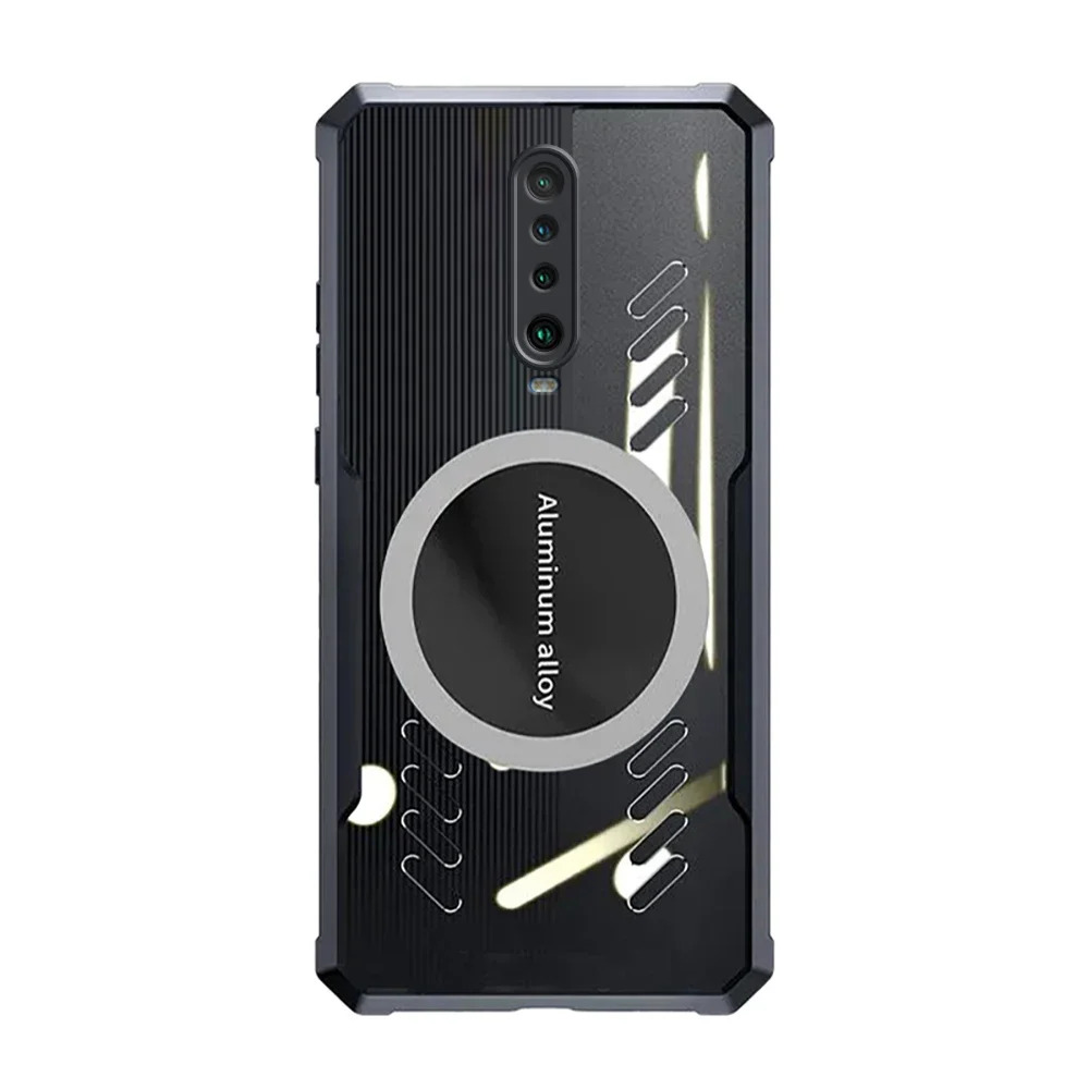 Чехол для телефона Gamer для Redmi K30, графеновый чехол для отвода тепла, восемь отверстий, дышащий прозрачный тонкий корпус Изображение 2