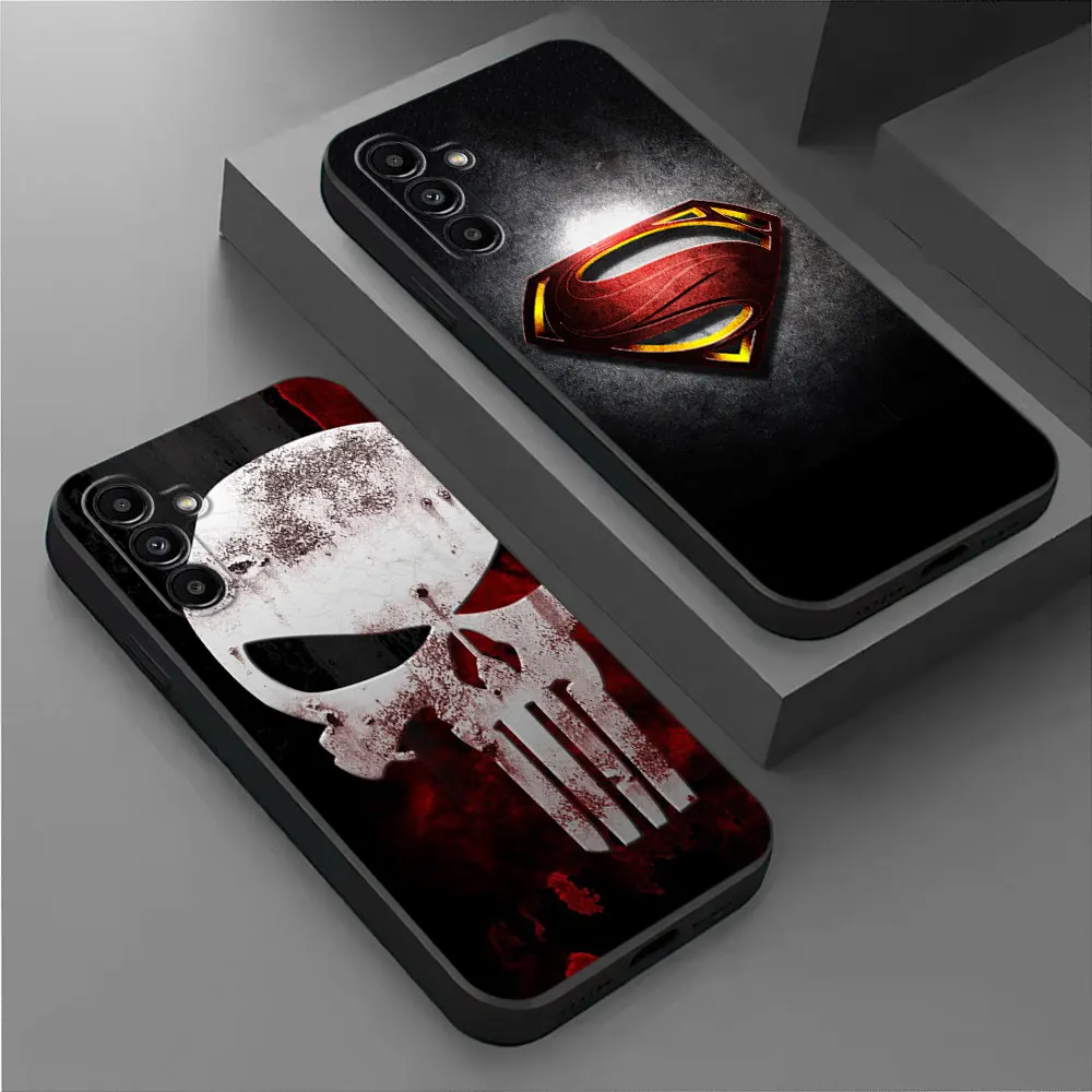 Чехол для телефона с логотипом супергероя Marvel для Samsung Galaxy A20e A10s A02s A50 A40 A03 Core A04 A03s A04s A70 A54 A34 A02 A01 Чехол Изображение 2