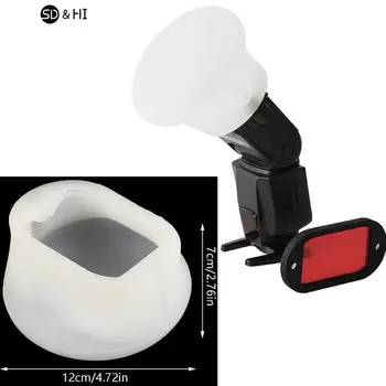 1 шт. силиконовый мягкий светоотражающий резиновый мод Sphere Модульные аксессуары для вспышки для Nikon Yongnuo Camera Speedlite Mod