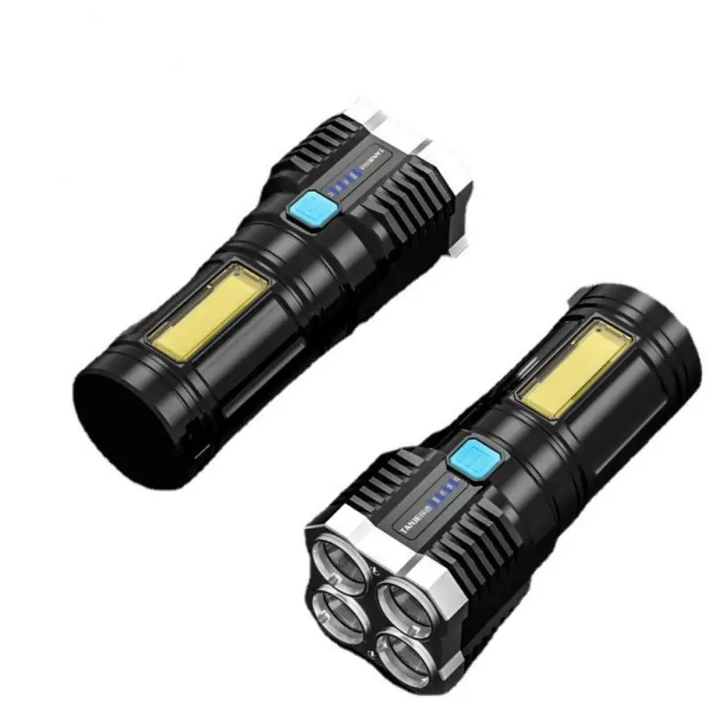 1-8 шт. фонари, мощный светодиодный боковой светильник Cob, Легкое наружное освещение, Материал ABS, 7LED Перезаряжаемый фонарик Изображение 3