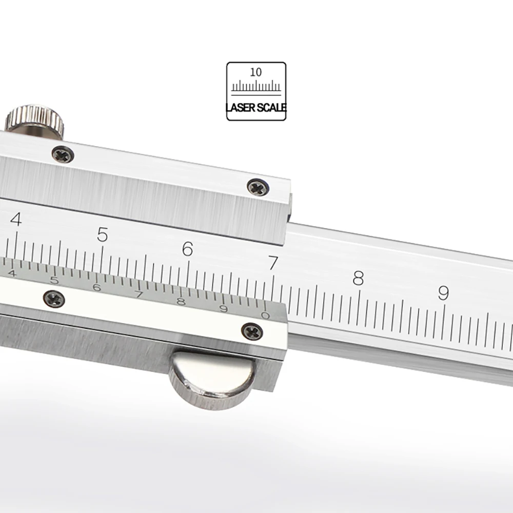 150 мм Профессиональные Штангенциркули 0-6 дюймов Высокоточный микрометр из нержавеющей Стали Портативный измерительный инструмент с коробкой Изображение 3