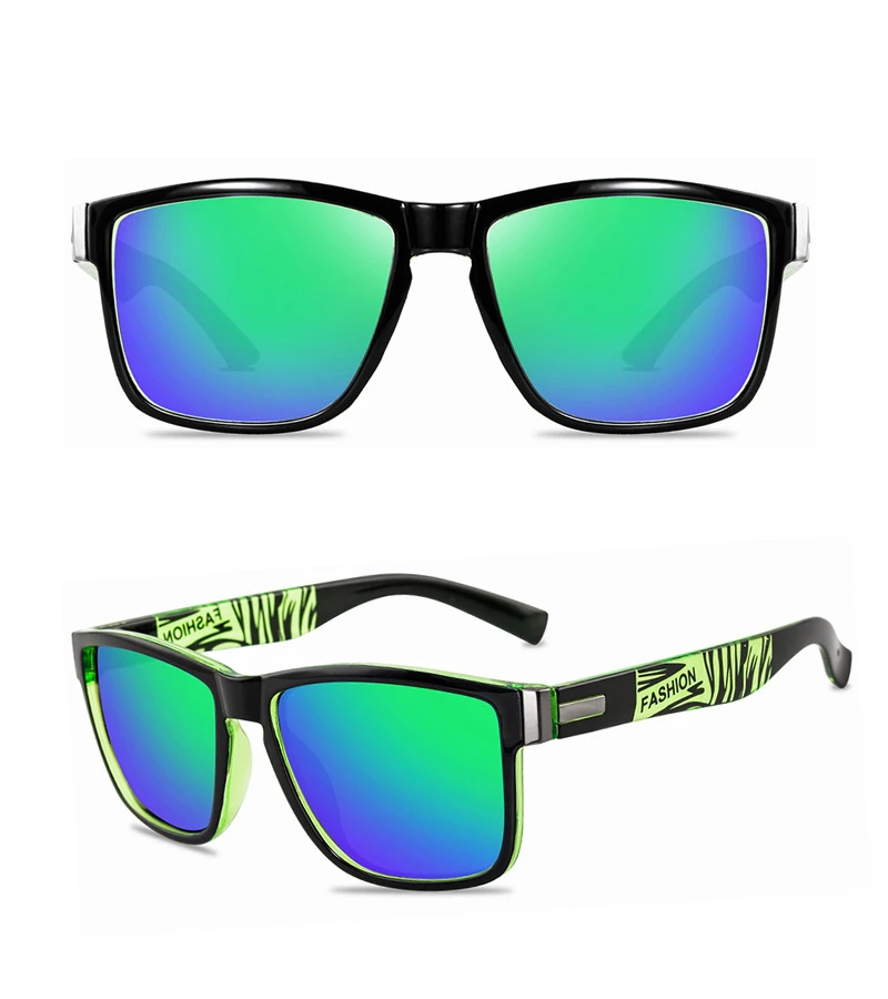 2023 Новые Поляризованные Солнцезащитные очки UV400, Женские спортивные очки для велоспорта на открытом воздухе, Модные очки, Классические Квадратные Мужские Солнцезащитные очки Изображение 3