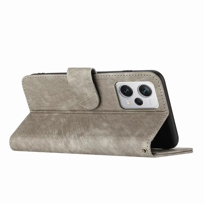 Кожаный чехол-бумажник для Poco X5 Pro, роскошная силиконовая противоударная многофункциональная сумка для телефона на магнитной застежке для Mi Poco X 5, чехол Изображение 3