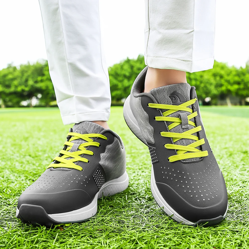 Профессиональная обувь для гольфа, мужская обувь для занятий спортом на открытом воздухе, мужская спортивная обувь для гольфа на весну/лето, большие размеры, спортивная обувь для гольфа Изображение 3