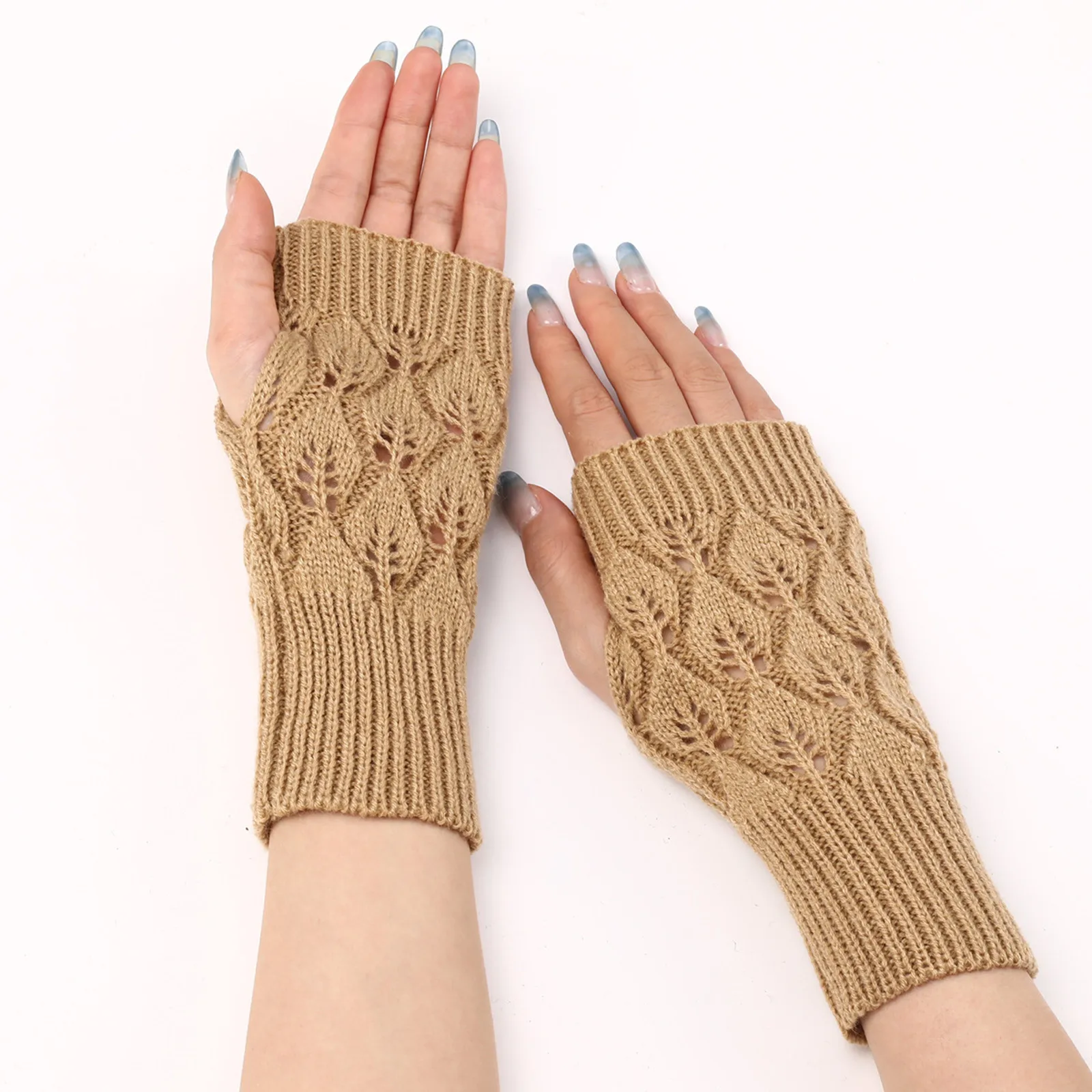 Термальные перчатки, Женские Белые Теплые Перчатки, Эластичные Перчатки, Теплые Ветрозащитные Термальные перчатки для улицы, Элегантные Женские перчатки для рук Изображение 3
