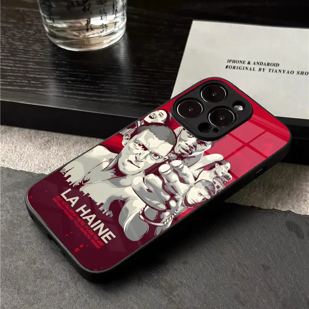 Чехол для телефона French Film LA Haine для Iphone 15 14 12 11 13 Pro Max Mini X 8 Xr Xs 7 Puls 6 Glass Изображение 3