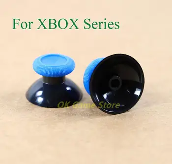 10 шт./лот, однотонные 3D аналоговые ручки для большого пальца, грибовидная крышка для контроллера Microsoft XBox One серии X S, крышка джойстика для контроллера