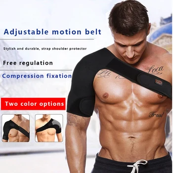 Регулируемый плечевой бандаж для поддержки в тепле, накладка для ремня, Обертывание ремня Неопреновыми наплечными компрессионными рукавами, защита спины.