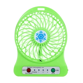 Портативный перезаряжаемый вентилятор со светодиодной подсветкой, охладитель воздуха, мини-стол, USB-вентилятор Third Wind, охлаждающий ручной мини-вентилятор