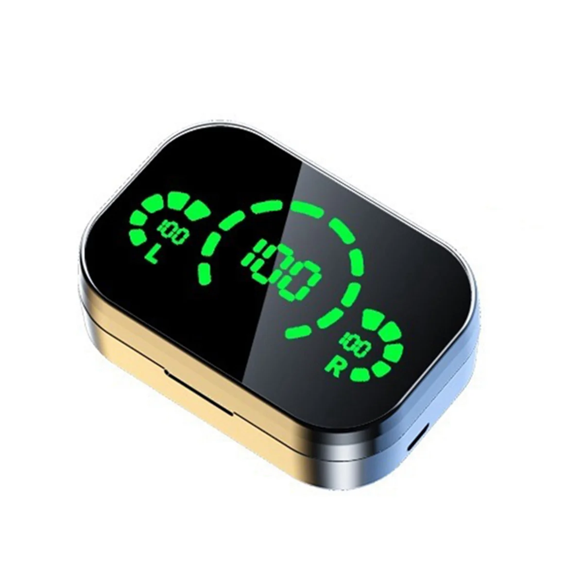 2X TWS 5.3 Bluetooth Наушники Беспроводные Наушники 9D Стерео Спортивные Водонепроницаемые Наушники Гарнитуры Зарядная Коробка с Микрофоном Изображение 4