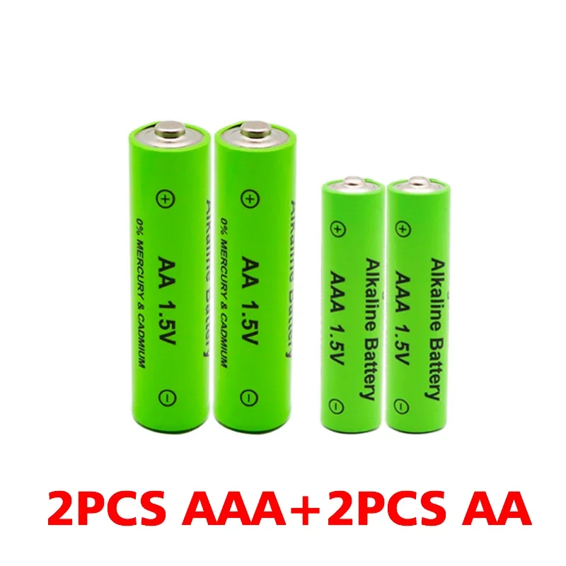 AAA + AA Перезаряжаемая щелочная батарея AA 1.5V 3800mAh - 1.5 V AAA 3000mAh, фонарик, игрушечные часы, MP3-плеер, бесплатная доставка Изображение 4