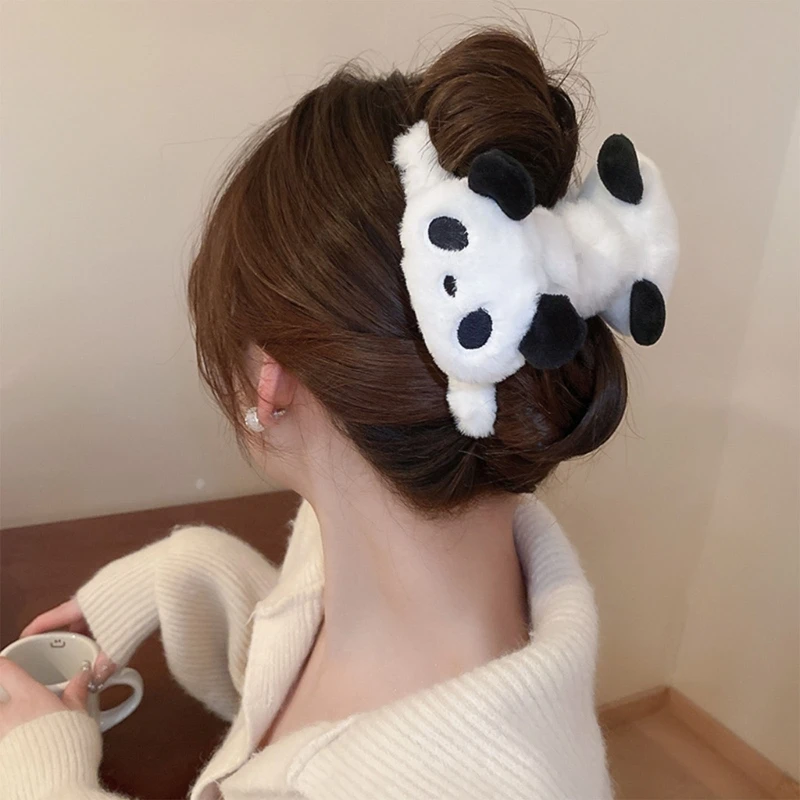 Стильные аксессуары для волос с изображением панды, подходящие для всех сезонов и различных случаев. Изображение 4