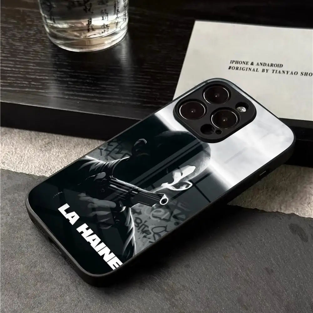 Чехол для телефона French Film LA Haine для Iphone 15 14 12 11 13 Pro Max Mini X 8 Xr Xs 7 Puls 6 Glass Изображение 4
