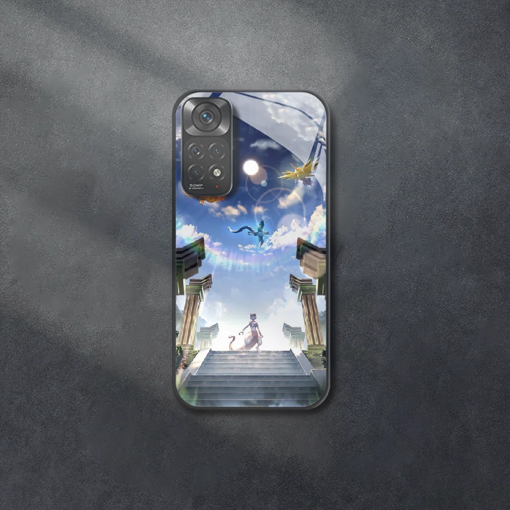 Чехол Для Телефона Pokemon Rayquaza Из Закаленного Стекла Для Xiaomi Redmi Note 8 9 10 11 12 13 Pro Plus, Бампер Изображение 4