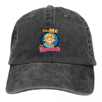 Многоцветная шляпа, женская кепка, инженерный мультфильм Боб Строитель, Боб, поверь мне, я инженер, Классические Персонализированные шляпы с козырьком.