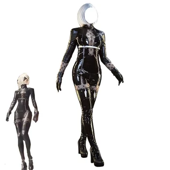 Игровой косплей NieR: Automata 2B, боди YoRHa № 2, тип B, костюм для женщин, мод на Хэллоуин, костюм NieR Automata