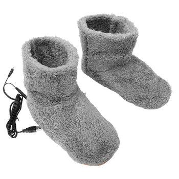 1 пара электрической теплой обуви USB Men Winter Supply Практичная Грелка для ног, Теплые Носки, Женская Пилочка для ног Унисекс
