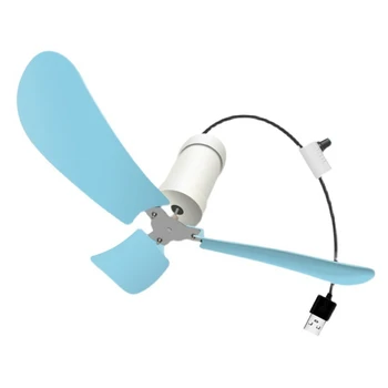 3 Лопасти вентилятора 15-дюймовый USB-Дорожный Вентилятор с регулировкой скорости Для дома на открытом воздухе DC 5V USB Camp Fan USB Потолочный Вентилятор Общежития