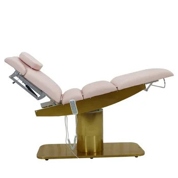 3 4 двигателя Спа-салон электрические массажные кровати с подогревом регулируемый стул для косметологических процедур стол 