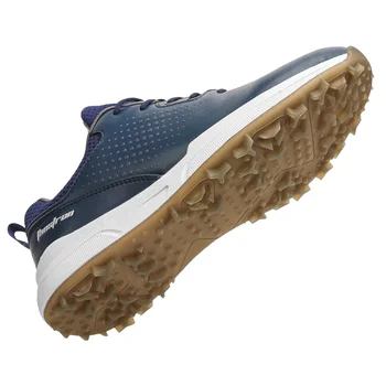 Большие размеры 39-48, мужская профессиональная обувь для тренировок в гольф, водонепроницаемые кожаные мужские спортивные нескользящие кроссовки для гольфа