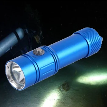 Фонарь для дайвинга 2000LM Водонепроницаемый подводный светодиодный фонарик IPX8, 4 режима, дайвинг, суперяркость, тактическое подводное плавание