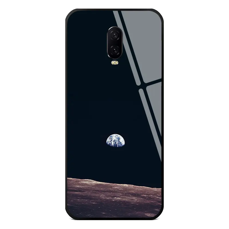 Атмосфера космической станции, закаленное стекло, мягкий силиконовый чехол для мобильного телефона, чехол-накладка для OnePlus 6 6T 7 7T Pro Изображение 5