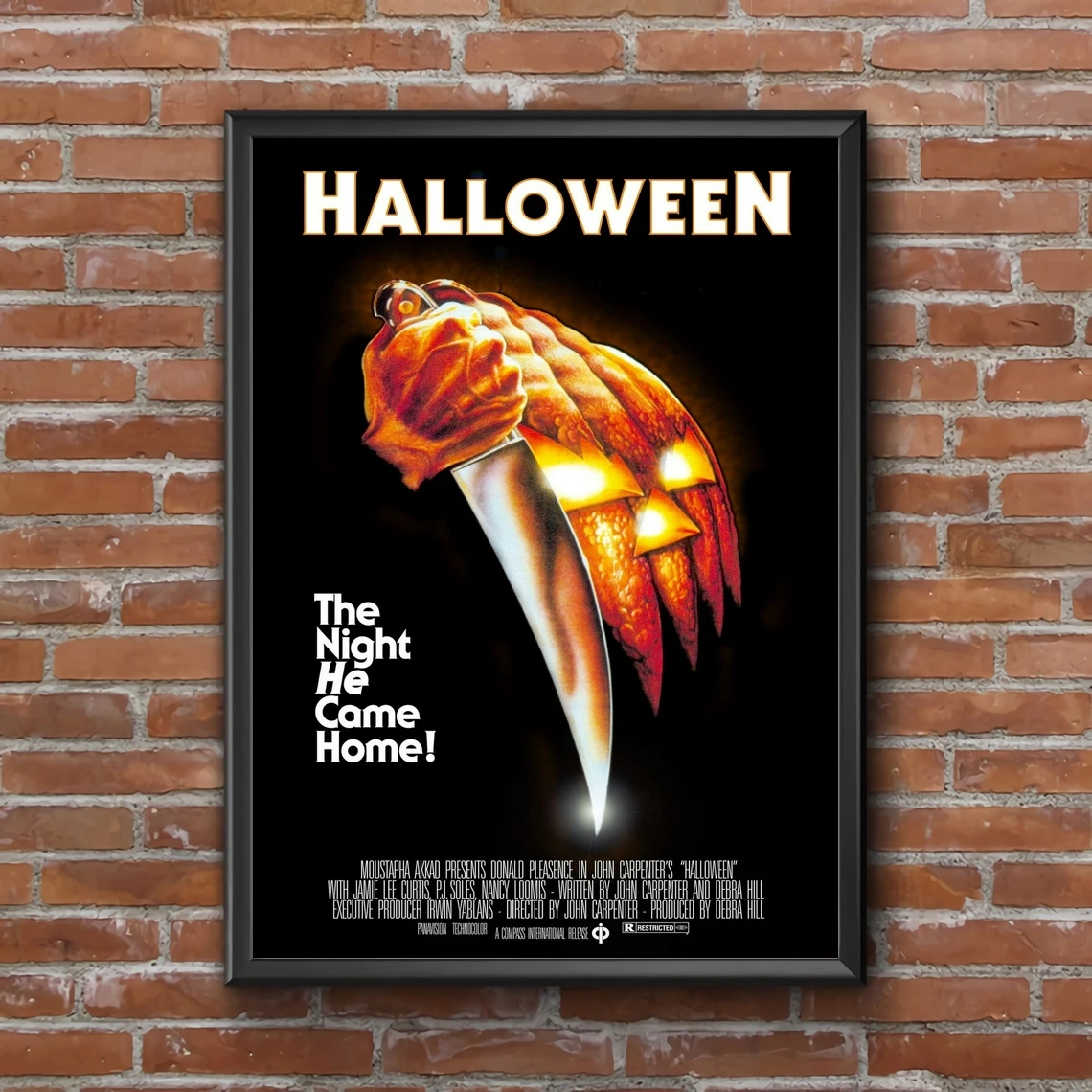Классический постер фильма на Хэллоуин, печать на холсте, украшение для дома, настенная живопись (без рамки) Изображение 5