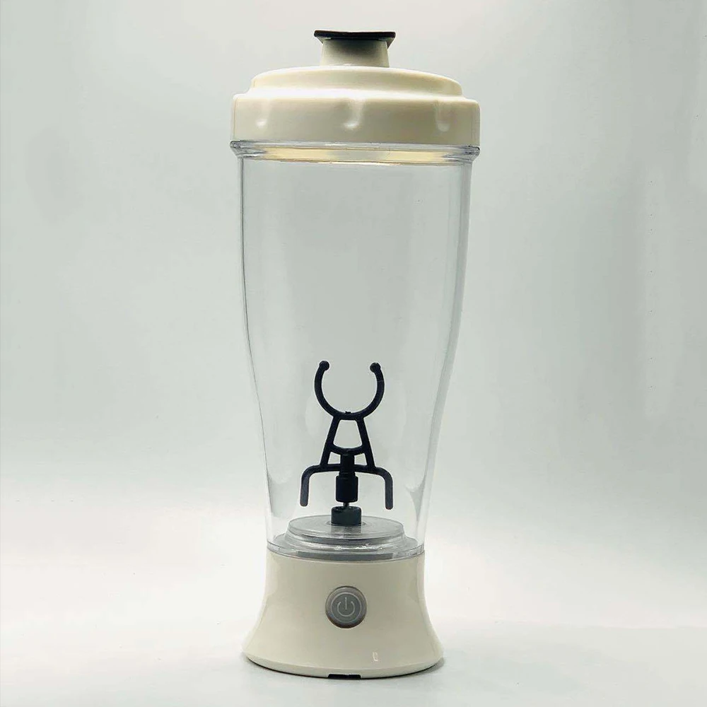 Электрический протеиновый шейкер, чашка для смешивания, Автоматический Саморазмешивающийся миксер для бутылок с водой, Однокнопочный переключатель, Посуда для питья в тренажерном зале, 350 мл Изображение 5